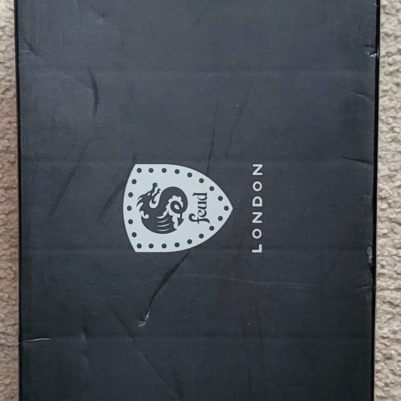 Feud London Chunky High Shine Loafers in Bordo US 11 - Picture 5 of 5